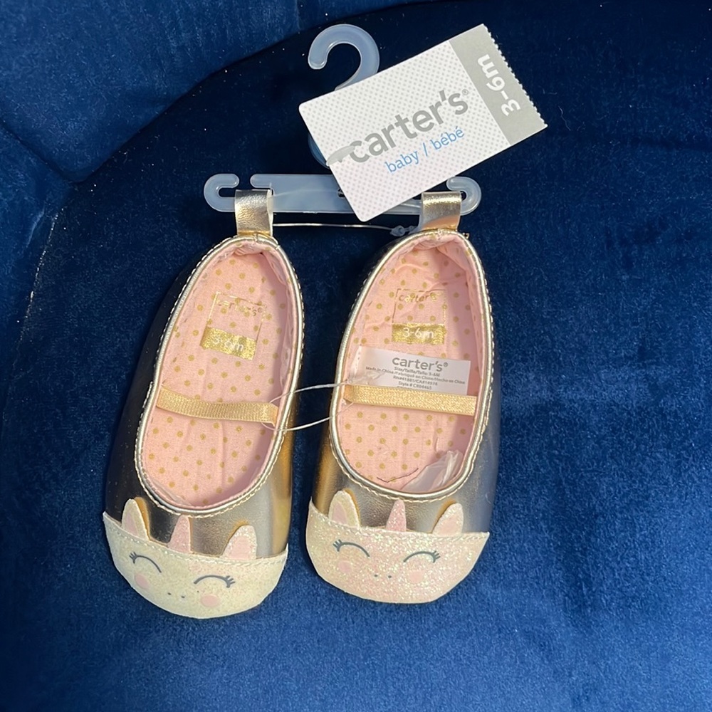 Carters shoes, 3-6 months, BNWT